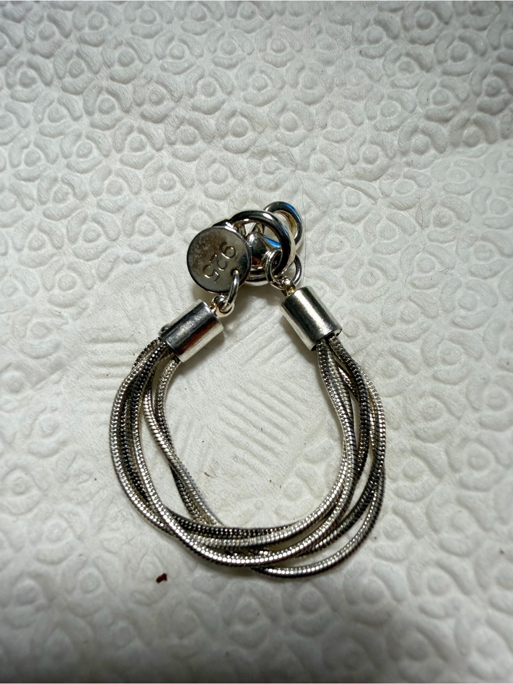 Silver Multi-Strand Chain tide - Unbranded